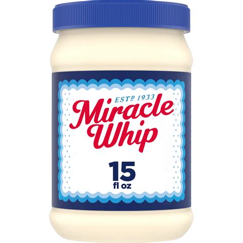 carbs in miracle whip|Calories in Miracle Whip, original from Kraft